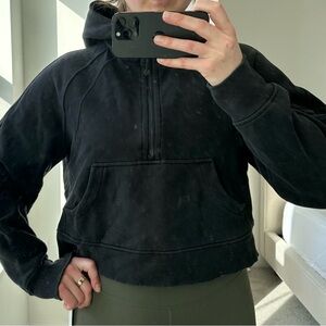 Half-Zip Scuba Hoodie